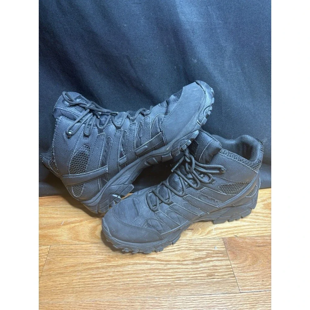 Merrell Moab 2 Tactical Mid Waterproof Black Boots Mens 14 J15853 Vibram Hiking